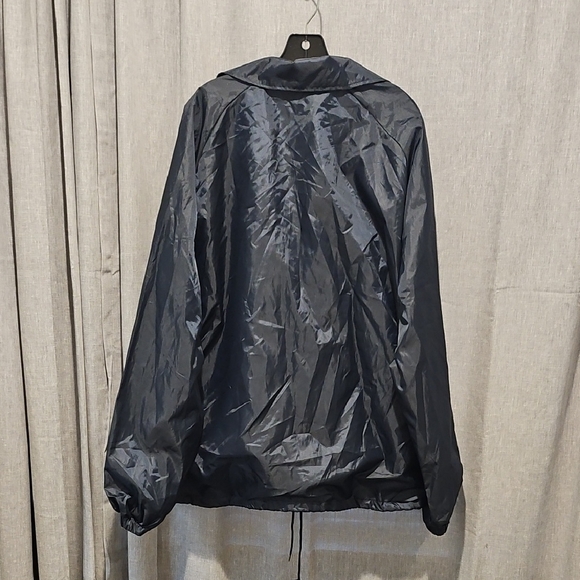 NFL Team Apparel Miami Dolphin Navy Blue Windbreaker Lightweight Athletic Jacket - Picture 5 of 16